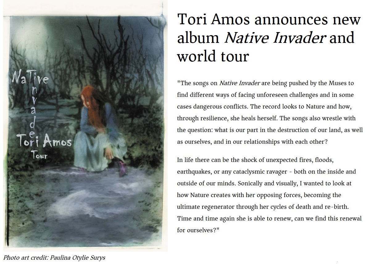 Tori Amos Native Invader